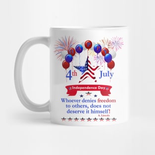 Independence Day Freedom Mug